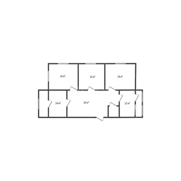 4-комнатная квартира: Махачкала, улица Олега Кошевого, 41В (100 м)