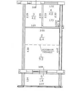 Квартира-студия: Казань, улица Азата Аббасова, 9 (25.1 м)