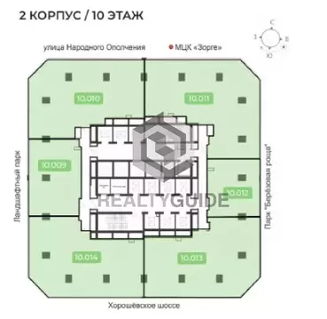 Офис в Москва 3-й Хорошевский проезд, 10 (251 м)