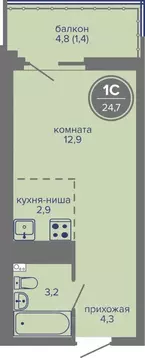 Студия Пермский край, Пермь ш. Космонавтов, 309Ак1 (24.7 м)