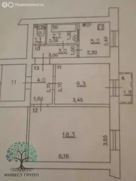 2-комнатная квартира: Самара, Советская улица, 38 (41 м)
