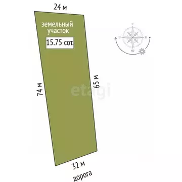 Участок в Крым, Кировский район, с. Владиславовка ул. Красноармейская ...