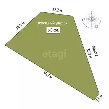 Участок в Добровское сельское поселение, село Заречное, улица имени ...