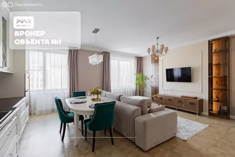 3-комнатная квартира: Санкт-Петербург, Смольный проспект, 17 (108.8 м)