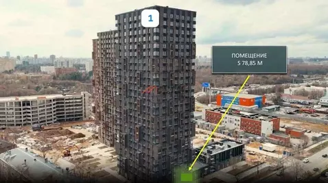 Торговая площадь в Московская область, Мытищи Перловка мкр, Долина ...