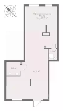 Помещение свободного назначения в Санкт-Петербург Октябрьская наб., ...