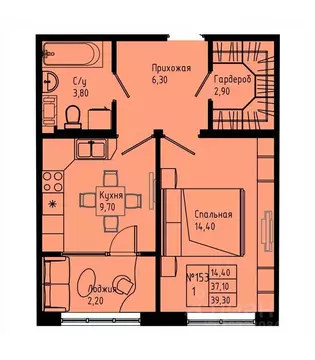 1-к кв. Ленинградская область, Коммунар г. Гатчинский муниципальный ...