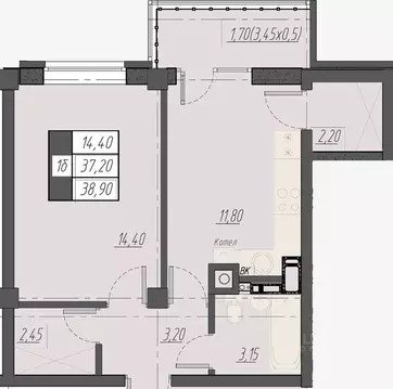 1-к кв. Ставропольский край, Пятигорск Новопятигорск мкр, Курортный ...