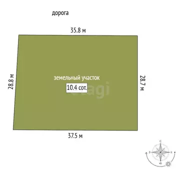 Участок в Рахьинское городское поселение, коттеджный посёлок Ладожские ...