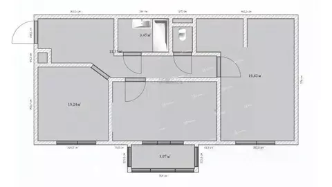 2-к кв. Тульская область, Тула Петровский квартал мкр, ул. Полковника ...