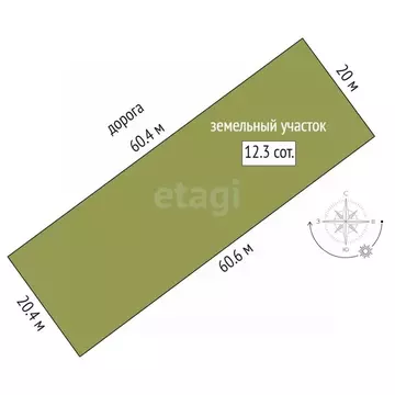 Участок в Забайкальский край, Читинский район, Просвещение СНТ 395 ...