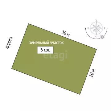 Участок в Каменское, Крымская улица (6 м)