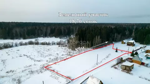 Участок в Томская область, Томский район, Быково СНТ 103 (18.76 сот.)