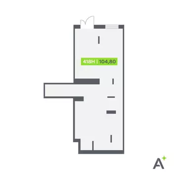 Торговая площадь в Санкт-Петербург ул. Среднерогатская, 11к2 (105 м)