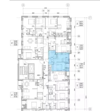 1-комнатная квартира: Санкт-Петербург, проспект Энгельса, 31 (35.1 м)