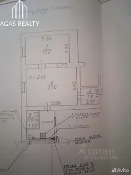 2-к кв. Ставропольский край, Пятигорск Теплосерная ул., 30 (55.8 м)