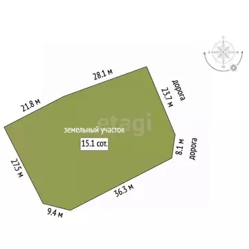 Участок в Владимирская область, Меленковский муниципальный округ, с. ...