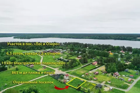 Участок в Ленинградская область, Выборгский район, Приморское ...