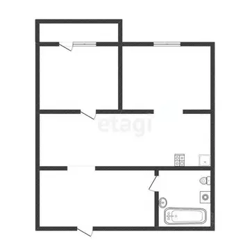 2-к кв. Иркутская область, Иркутск Байкальская ул., 317 (46.5 м)