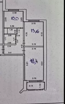 2-к кв. Московская область, Люберцы Красная Горка мкр, просп. ...