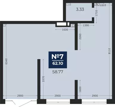 Помещение свободного назначения (62.1 м)