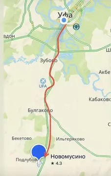 Дом в Башкортостан, Кармаскалинский район, Кабаковский сельсовет, д. ...