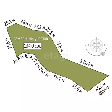 Участок в Бахчисарайский район, Скалистовское сельское поселение, село ...