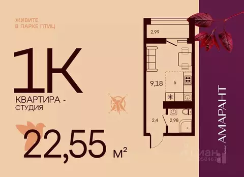 Студия Пензенская область, Пенза Арбеково жилрайон, Дальнее Арбеково ...