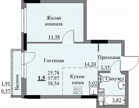 1-к кв. Удмуртия, Ижевск Автопроизводство жилрайон, 3-й мкр, Арден на ...
