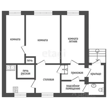 Дом в Ярославская область, Любим Республиканская ул., 22 (60 м)