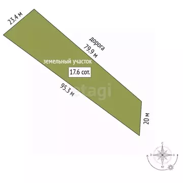 Участок в Ярославская область, Ярославский муниципальный округ, д. ...