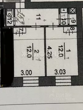 2-к кв. Томская область, Томск Учебная ул., 15 (34.9 м)
