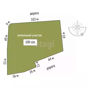 Участок в Тюменская область, Нижнетавдинский муниципальный округ, ...
