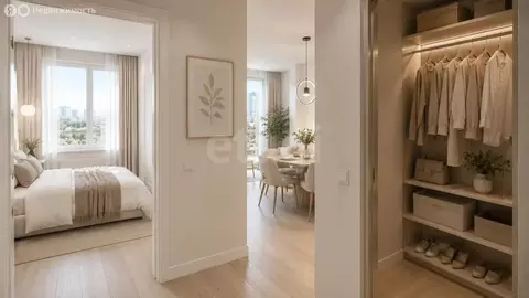 2-комнатная квартира: Тюмень, улица Евгения Войнова, 3 (50.5 м)