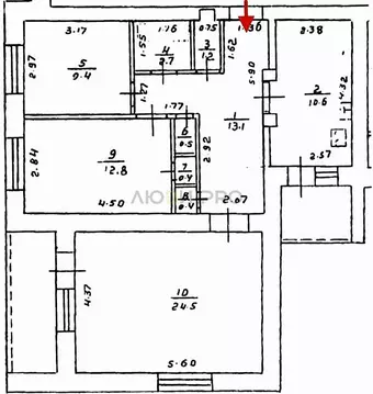 3-комнатная квартира: Уфа, улица Менделеева, 217 (83 м)