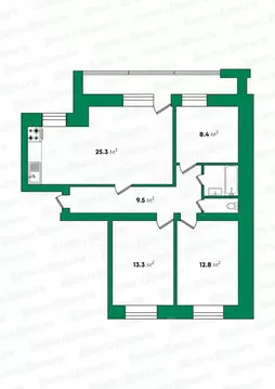 4-к кв. Кировская область, Киров ул. Свободы, 155 (73.2 м)