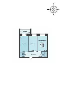 2-к кв. Марий Эл, Медведевский район, Руэмское с/пос, пос. Руэм ул. ...