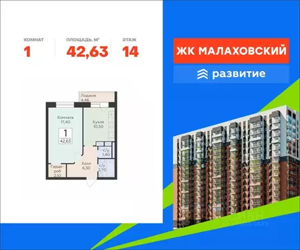 1-к кв. Московская область, Раменский муниципальный округ, Родники пгт ...