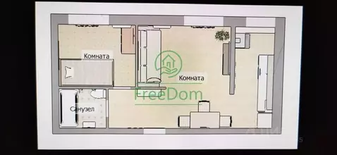 2-к кв. Белгородская область, Белгород ул. Щорса, 16 (34.1 м)