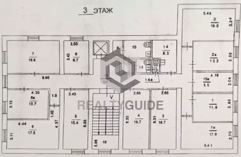 Офис в Москва 1-я Пугачевская ул., 25С1 (17 м)