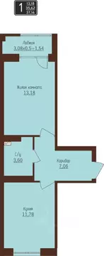 1-к кв. Пермский край, Пермь ул. Писарева, 8 (37.16 м)