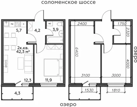 2-к кв. Карелия, Петрозаводск Район Северная промзона, Вороний Наволок ...