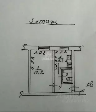 1-к кв. Воронежская область, Воронеж ул. Майская, 5 (30.0 м)