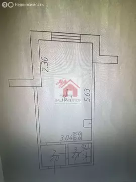 1-комнатная квартира: Самара, Московское шоссе, 308 (20.2 м)
