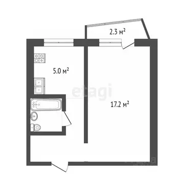 1-к кв. Самарская область, Самара ул. Георгия Димитрова, 18 (29.8 м)