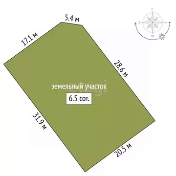 Участок в Ленинградская область, Всеволожск ул. Ильинская, 38 (6.5 ...