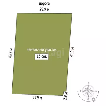 Участок в Шарья, Лугининская улица (13 м)