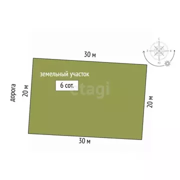 Участок в Ростовская область, Аксайский район, Ольгинское с/пос, ...