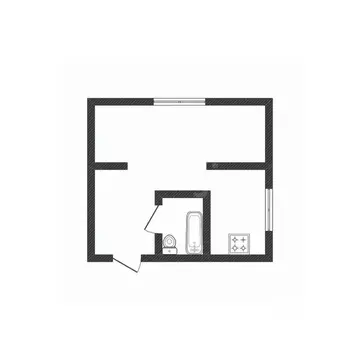 1-к кв. Смоленская область, Смоленск пос. 430 километр, 19 (28.7 м)