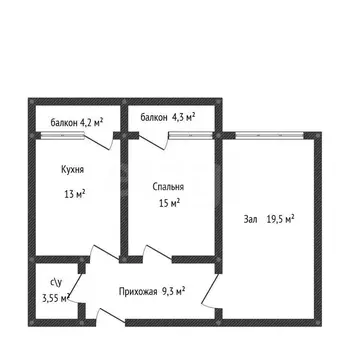 2-комнатная квартира: Махачкала, улица Ахмата-Хаджи Кадырова, 122-126 ...